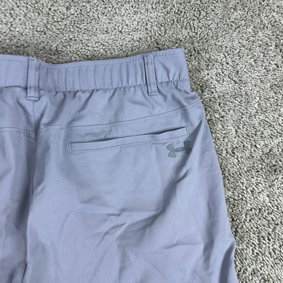 Under Armour Shorts Mens 36 Gray Lightweight Performance Chino HeatGear READ - Picture 9 of 11